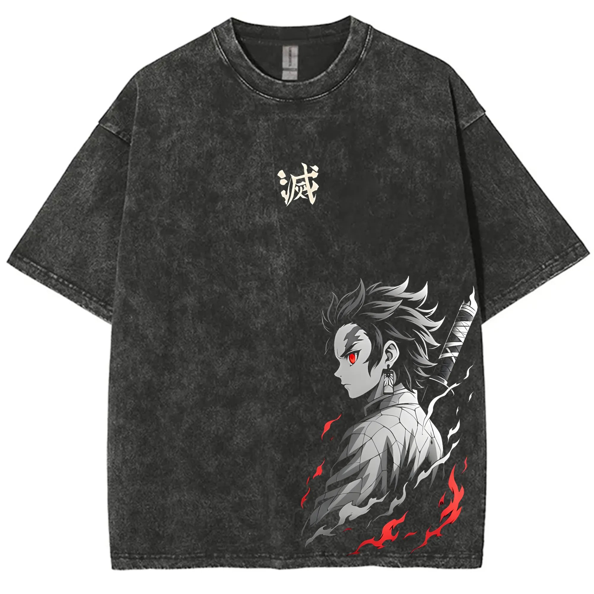 Streetwear Demon Slayer Vintag - Anime Merchandise Men review and price