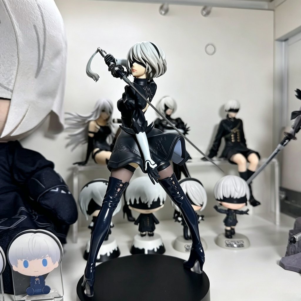Hot Sale 18CM Yorha 2B Black a - Anime Merchandise For Sale review and price