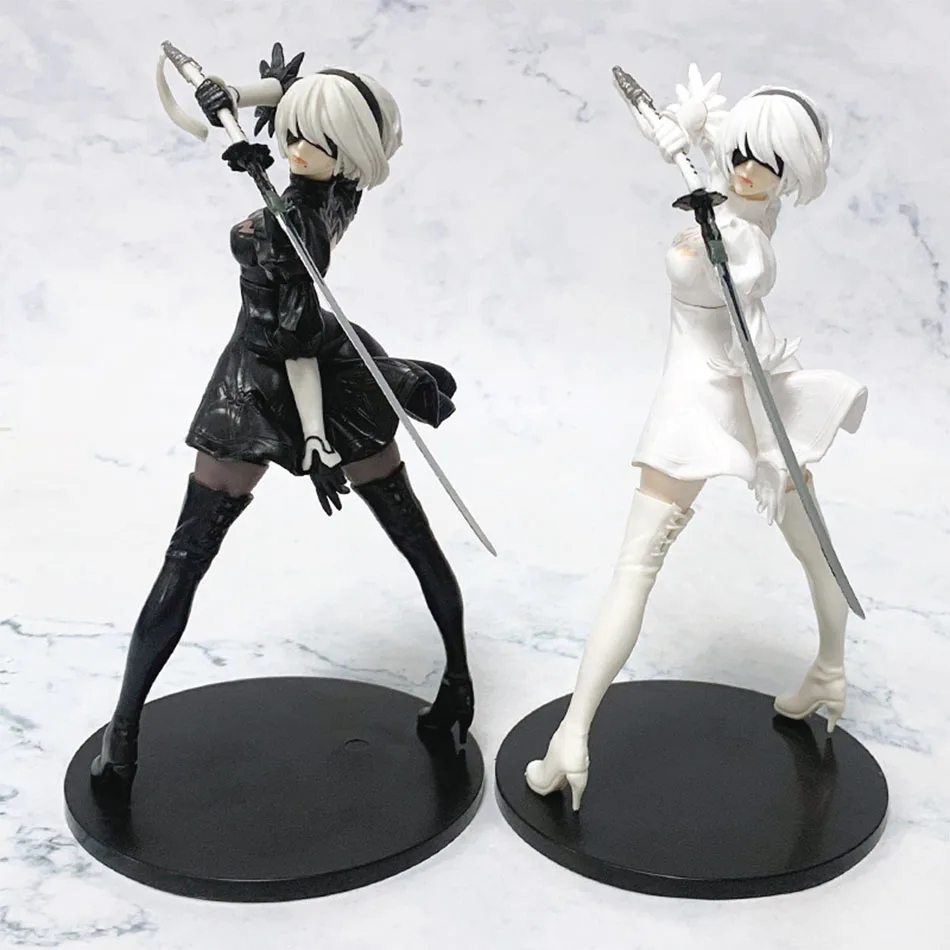 Hot Sale 18CM Yorha 2B Black a - Anime Merchandise For Sale review and price
