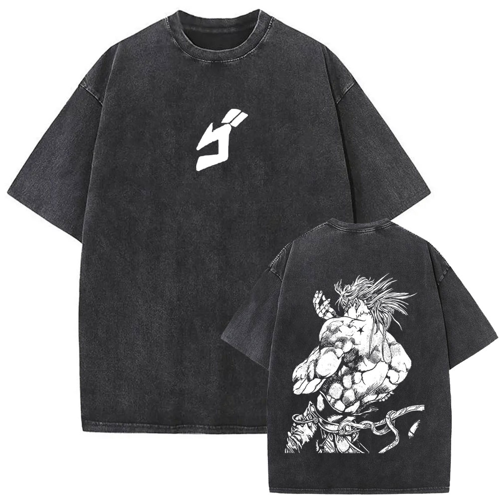 Washed Vintage Anime Jojo Biza - Jojo Anime Merchandise review and price