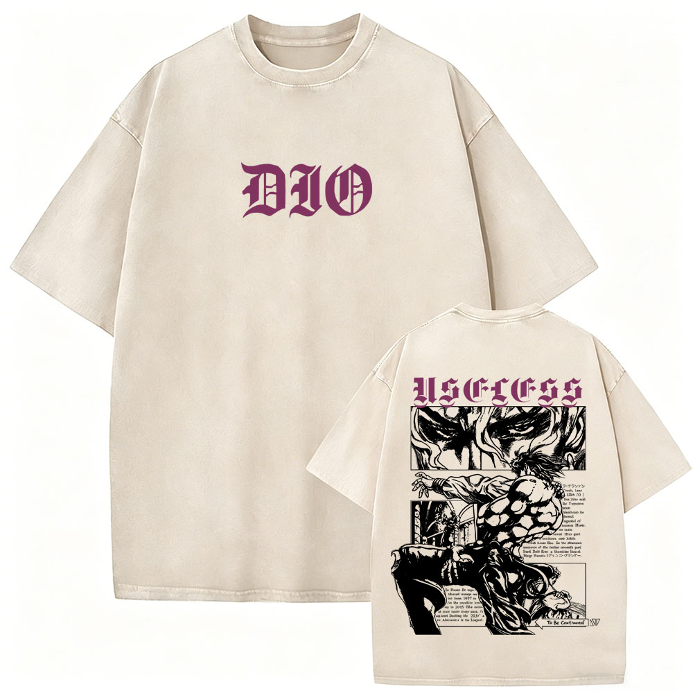 Washed Vintage Anime Jojo Biza - Jojo Anime Merchandise review and price