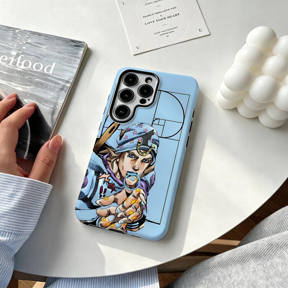Hot cool Anime J-JOJO Steel Ba - Phone Case Anime review and price