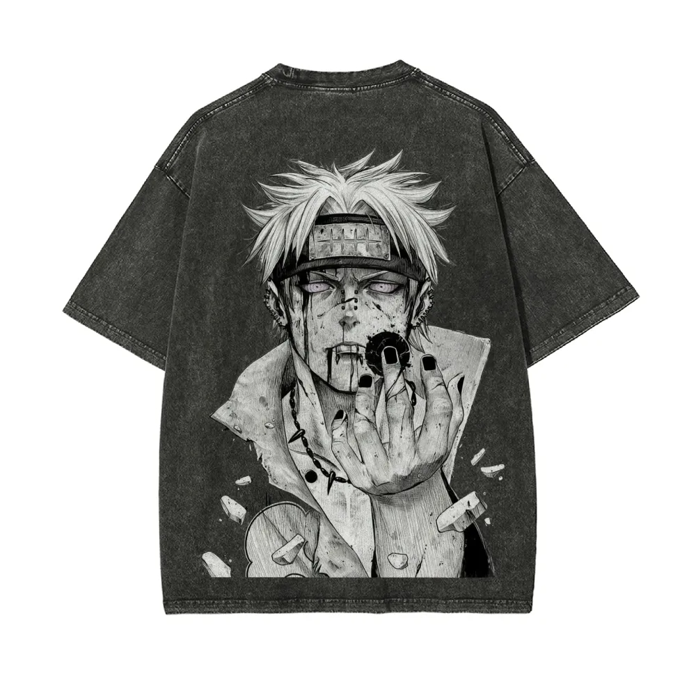 Naruto Pain T Shirt Rinnegan A - Anime Merchandise Men review and price